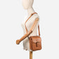 Crossbody-veske i skinn