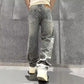 Jacquard-jeans i denim